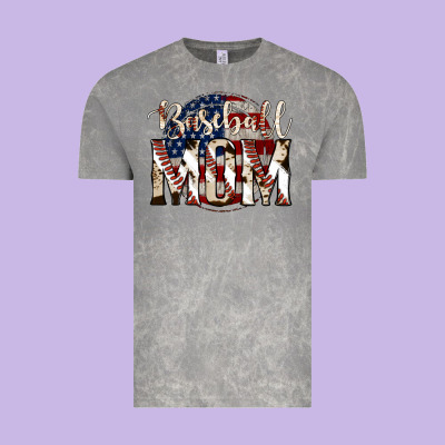 Baseball Mom Vintage Tee Designed By Jasminsmagicworld