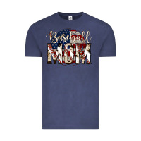 Vintage Denim baseball mom Vintage Tee - Jasminsmagicworld
