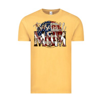 Vintage Mustard baseball mom Vintage Tee - Jasminsmagicworld