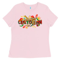 Bubblegum Pink cinco de mayo custodian Ladies Tee - CowGirlArtShop