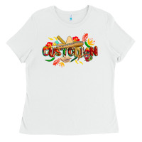 White cinco de mayo custodian Ladies Tee - CowGirlArtShop