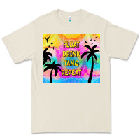 Float Drink Tan & Repeat Premium Tee | Teevron