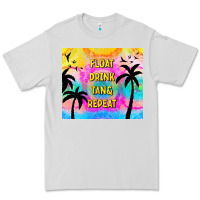 Dove Grey float drink tan & repeat Premium Tee - TumblerDesignByShophia