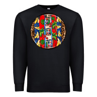 Black dominican republic coasters Premium Sweatshirt - AdoDesignShop