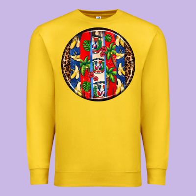 Dominican Republic Coasters Premium Sweatshirt Designed By Adodesignshop