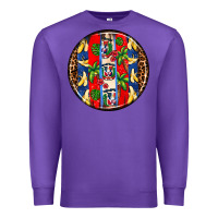 Purple dominican republic coasters Premium Sweatshirt - AdoDesignShop