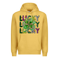 Antique Gold Lucky Premium Hoodie - CowhideDigitalArt