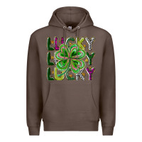 Coffee Lucky Premium Hoodie - CowhideDigitalArt