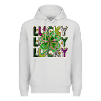 Dove Grey Lucky Premium Hoodie - CowhideDigitalArt