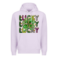 Lilac Lucky Premium Hoodie - CowhideDigitalArt