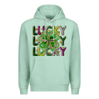 Seafoam Lucky Premium Hoodie - CowhideDigitalArt