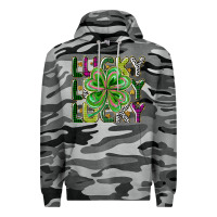 Slate Camo Lucky Premium Hoodie - CowhideDigitalArt