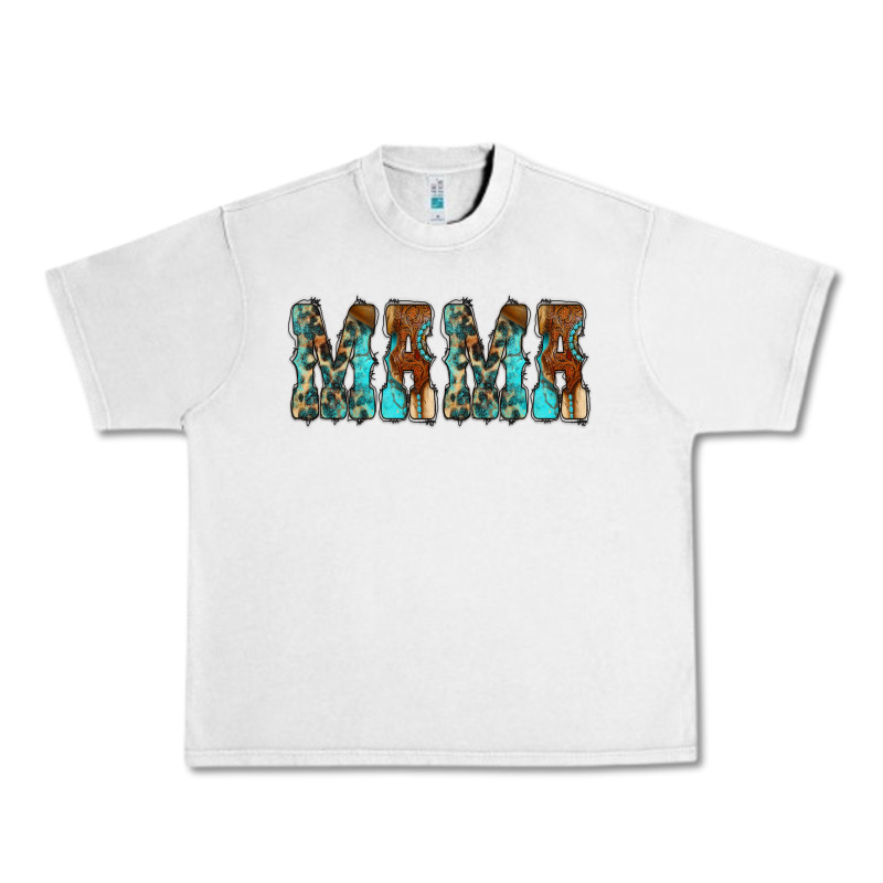Mama Turquoise Tooled Urban Heavy Tee by CowCowDesign | Teevron