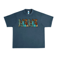 Midnight Navy Mama Turquoise Tooled Urban Heavy Tee - CowCowDesign