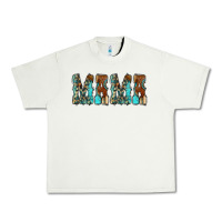 Pistachio Mama Turquoise Tooled Urban Heavy Tee - CowCowDesign