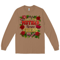 Toasted Coconut First my mother forever my friend Mother's Day Long Sleeve Tee - FaDigitalArtStudio