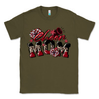 Army Green cheer mom  maroon Classic Tee - CowGirlArtShop