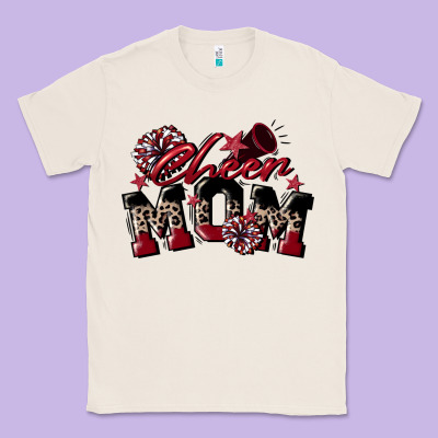Cheer Mom  Maroon Classic Tee Designed By Cowgirlartshop