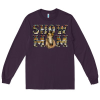 Plum show mom horse Long Sleeve Tee - RanaPortraitStore