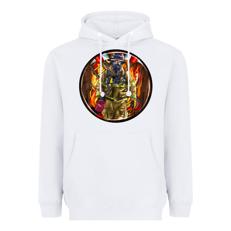 Firefighter Coasters Heavyweight Hoodie by AdoDesignShop | Teevron