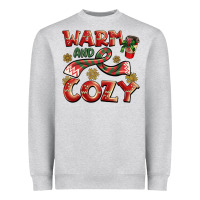 Heather Grey warm and cozy Heavyweight Sweatshirt - BarkalooDesign