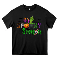 Black It's Spooky Season Heavy Core Tee - texasbilliewilder