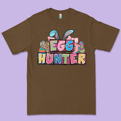 Egg Hunter Plate Letters Easter Day Premium Tee Designed By Howdyjamesfarm