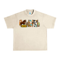 Sandshell Cowgirl Horse Min Urban Heavy Tee - CowCowDesign