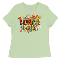 Matcha cinco de mayo lunch lady Ladies Tee - CowGirlArtShop