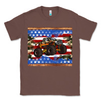 Chestnut monster truck american flag tumbler Classic Tee - Artiststas
