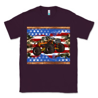 Plum monster truck american flag tumbler Classic Tee - Artiststas
