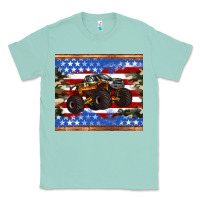 Seafoam monster truck american flag tumbler Classic Tee - Artiststas