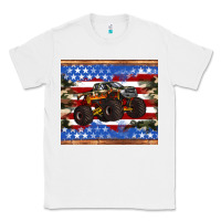 White monster truck american flag tumbler Classic Tee - Artiststas