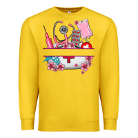 Lemon custom name nurse hat and elements Premium Sweatshirt - AdoDesignShop