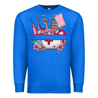 True Royal custom name nurse hat and elements Premium Sweatshirt - AdoDesignShop