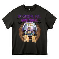 Asphalt My Crystal Ball Says You're Heavy Core Tee - texasbilliewilder