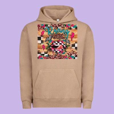 Racing Girl Urban Hoodie Designed By Jahusdesignshop
