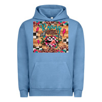 Pigment Pebble Blue racing girl Urban Hoodie - JahusDesignShop