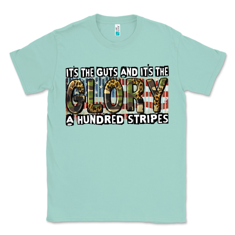 Its The Guts And Its The Glory A Hundred Stripes Classic Tee by CowGirlArtShop | Teevron