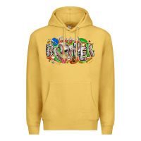 Antique Gold baseball brother Premium Hoodie - CowhideDigitalArt