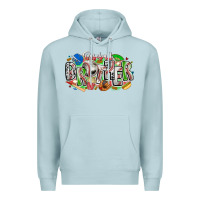 Blue Mist baseball brother Premium Hoodie - CowhideDigitalArt