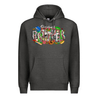 Charcoal Heather baseball brother Premium Hoodie - CowhideDigitalArt
