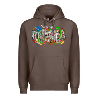 Coffee baseball brother Premium Hoodie - CowhideDigitalArt