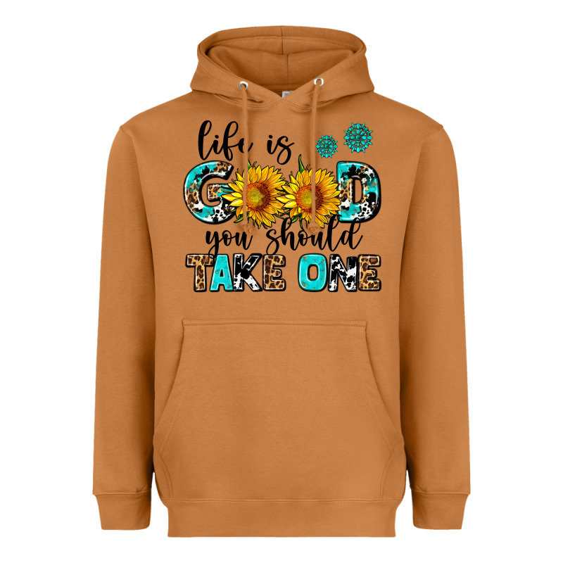 Life Is Good You Should Get One Heavyweight Hoodie by AdoDesignShop | Teevron