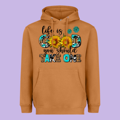 Life Is Good You Should Get One Heavyweight Hoodie Designed By Adodesignshop