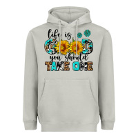 Moon Dust life is good you should get one Heavyweight Hoodie - AdoDesignShop