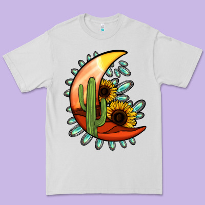 Desert Moon Premium Tee Designed By Jasminsmagicworld