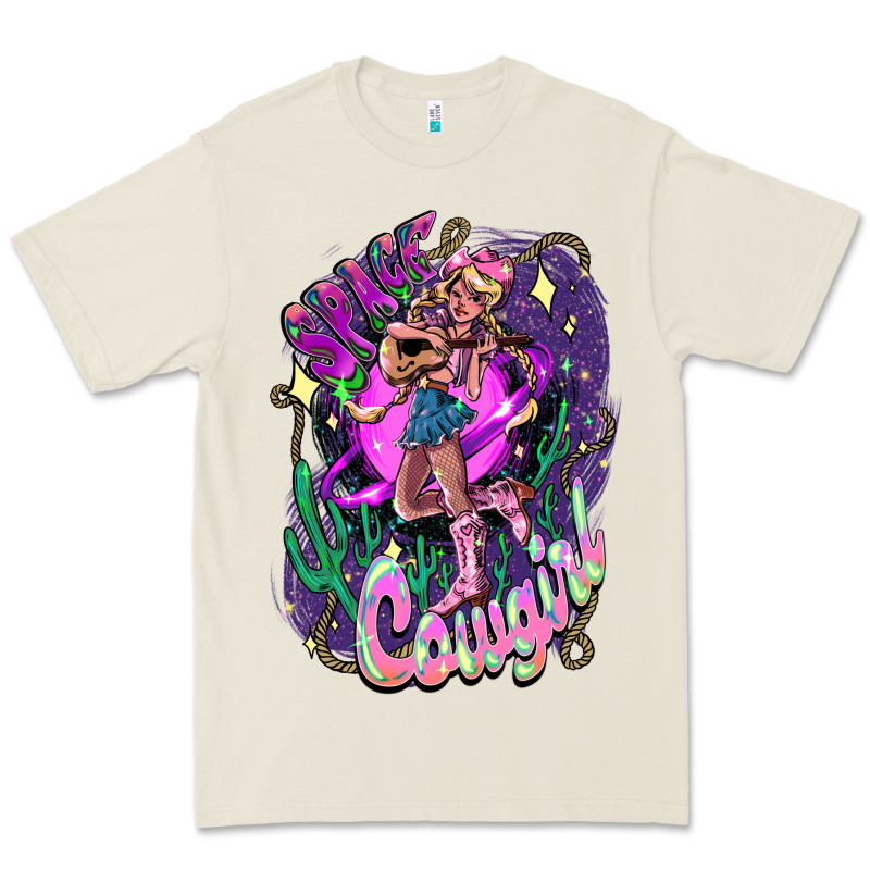Space Cowgirl Premium Tee by HowdyJamesFarm | Teevron