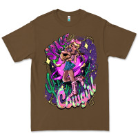Cacao Space cowgirl Premium Tee - HowdyJamesFarm