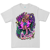 Dove Grey Space cowgirl Premium Tee - HowdyJamesFarm